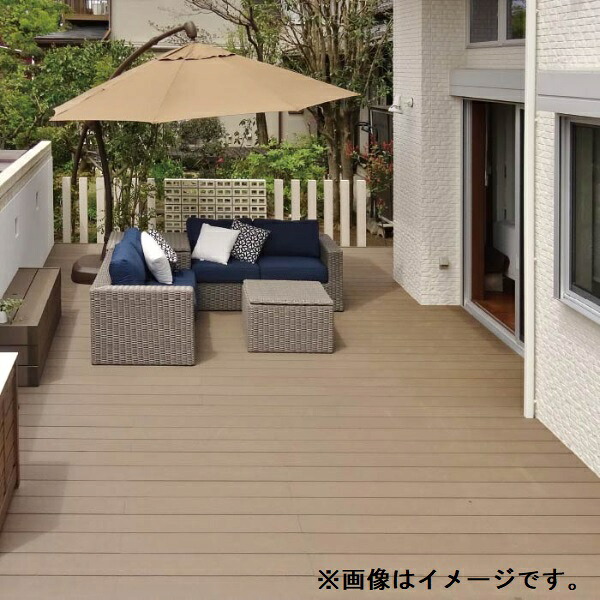 【本格的】【組み立て式】三富 れい樹 デッキセット 標準 間口4.5間×出幅3尺 ロング束柱『 ウッドデッキ 縁台 縁側 人工木 樹脂 diy キット 腐らない 庭 屋外 屋根 おしゃれ 』