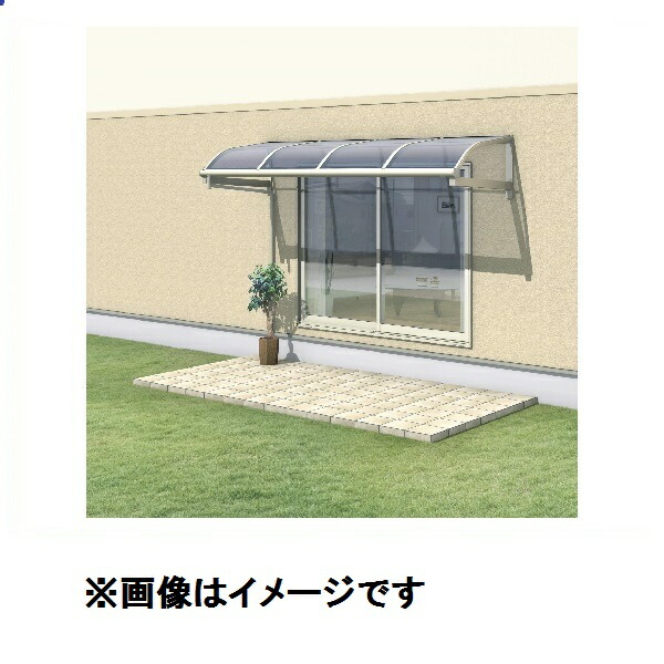 【送料無料】三協アルミ レボリューA 0.5間&times;3尺 600タイプ／メーターモジュール／1・2階用R型／柱なし式／単体 熱線吸収ポリカ ＊雨トイは3ｍ&times;2本を手配します ＊屋根カラーはクリアのみ『洗濯干し場 』｜エクステリアのキロ支店