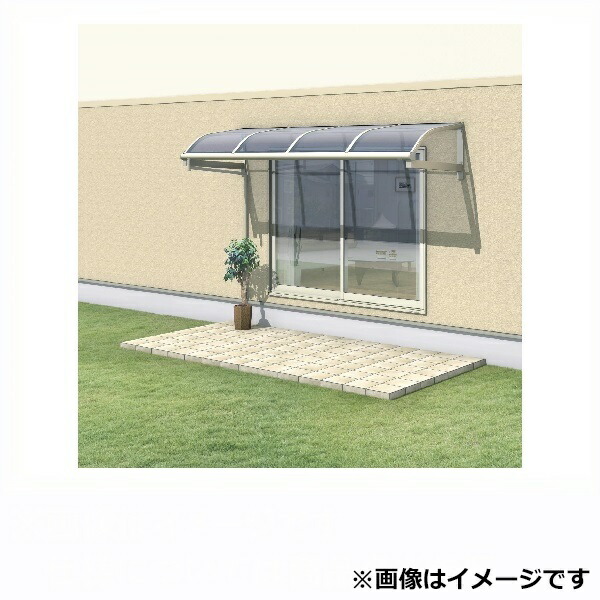 【送料無料】三協アルミ レボリューA 3.0間×2尺 600タイプ/メーターモジュール/1・2階用R型/柱なし式/2連結 ポリカーボネート *雨トイは3m×4本を手配します 『洗濯干し場 』|エクステリアのキロ支店