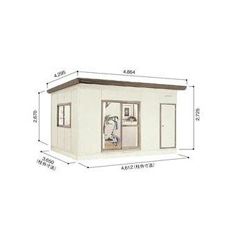 ヨドハウス　YHD-100A ダークブラウン｜エクステリアのキロ支店 770,520円