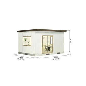 ヨドハウス YHF-2520 ダークブラウン|エクステリアのキロ支店
