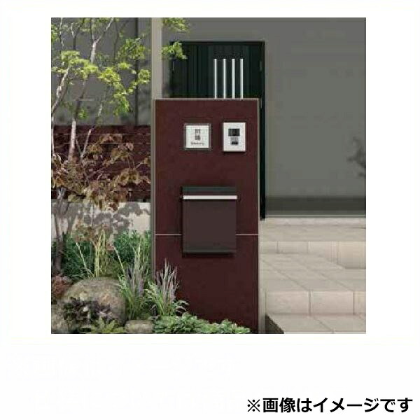 タカショー エバーアートボードユニット門袖 縦柄タイプ H18 両面 メタルカラー 『機能門柱 機能ポール』｜エクステリアのキロ支店
