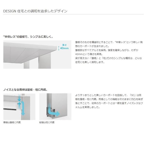 楽天市場 リクシル カーポート Sc ミニ 基本 21 29型 標準柱 H19 Lixil 自転車置場サイクルポート自転車 屋根 エクステリアのキロ楽天市場支店