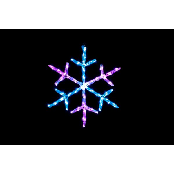 友愛玩具 LEDストローチューブライト LEDストローチューブモチーフスノーフレーク（SB＆PU） WG-5368 『クリスマス 屋外 LED イルミネーション ライト』