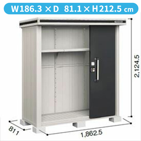 【サビにくい 汚れにくい】ヨドコウ LMD/エルモ LMD-1808 物置 一般・積雪共用型 標準高タイプ 結露低減材付『ヨド物置 屋外 大型 倉庫 収納庫 小屋 diy 組み立て 防災 庭』【追加金額で取付工事可能】 スミ