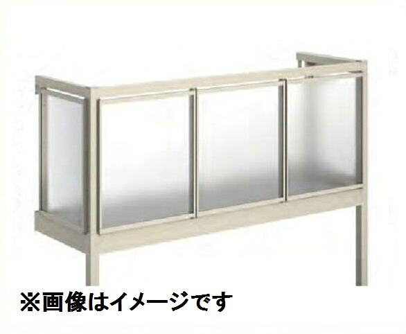 YKKAP ルシアスバルコニー 屋根置式 ポリカパネル メーターモジュール ロング柱 1間×5尺 床材 樹脂製デッキ 『後付バルコニー 洗濯物干し場 リフォーム向け アルミ製』|エクステリアのキロ支店