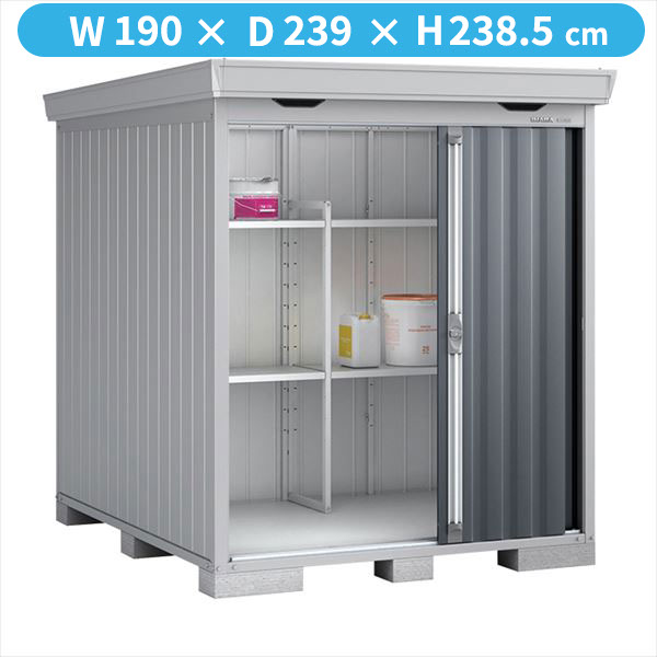 イナバ物置 FS/フォルタ FS-1822H CG ハイルーフ 一般型『物置 屋外 大型 小屋 倉庫 収納庫 diy キット おしゃれ』【関東・東海地方限定配送】【追加金額で取付工事可能】 CG(チャコールグレー)|エクステリアのキロ支店