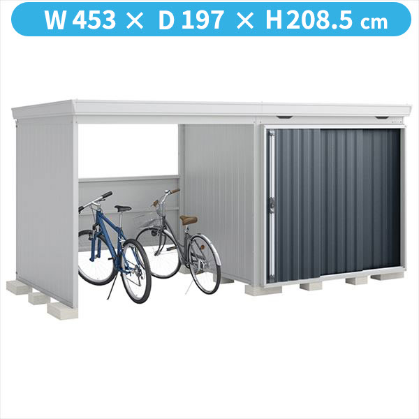 【自転車置場 駐輪】イナバ物置 FW/フォルタ ウィズ FW-22K+2218S CG スタンダード 左側開放スペース 多雪型 結露軽減材付屋根『物置 屋外 大型 diy』【関東・東海地方限定配送】【追加金額で取付工事可能】 CG(チャコールグレー)|エクステリアのキロ支店