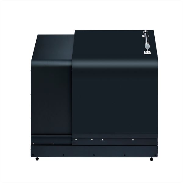 ナカノ ホームスライドダスポン プレミアムモデル 黒ZAM HSDP-BZ-1050 『ゴミ収集庫 ダストボックス 屋外』『 ゴミ箱 スライド 収集庫 飛散防止 害獣防止 アパート マンション 自治会 おしゃれ 』 黒ZAM×黒ZAM