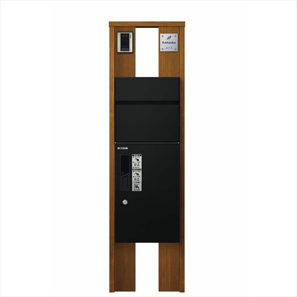YKKAP ルシアスポストユニット SA01型 インターホン位置/外観左 照明なしタイプ UMB-SA01 ピタットKey システム 宅配ボックス取付用|エクステリアのキロ支店