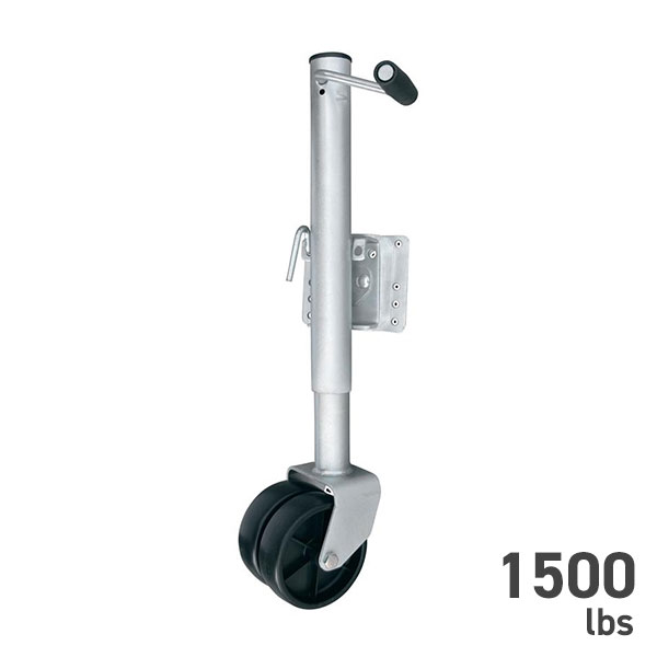 attwood トレーラージャッキ 1500LBS 680kg デュアルホイール ダブルホイール 11126-4 ジェットスキー 水上バイク バスボート アルミボート ボートトレーラージャッキ トングジャッキ キャンピングトレーラー マリントレーラー 持ち上げる