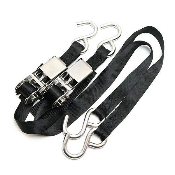 サーベル 楽天市場】トランサムタイダウンベルト スチール 2本入り 1インチ 3.5