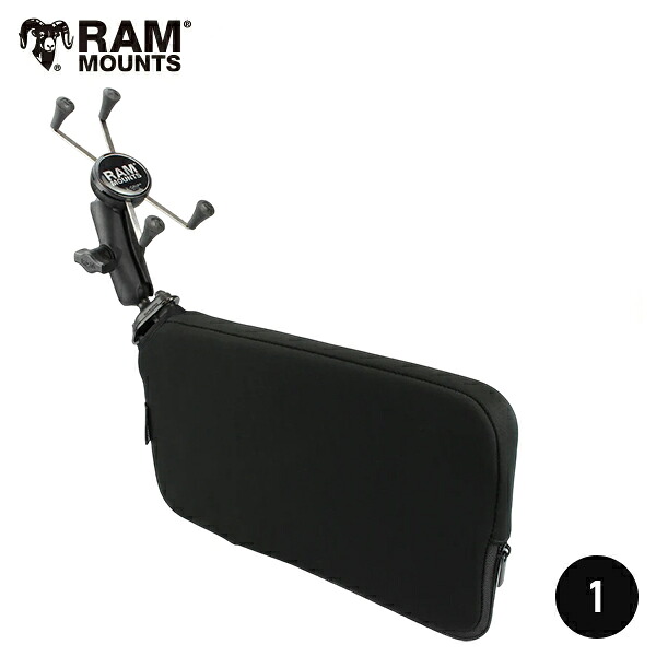 【即納】 ラムマウント RAP-B-407-UN10U 1インチボール タフウェッジ Xグリップ 縦長 大型 クルマ 置くだけ ポン付け スマホホルダー 車 大きめ iPhone android 対応 車載 音楽再生 RAMマウント RAM MOUNTS 正規代理店