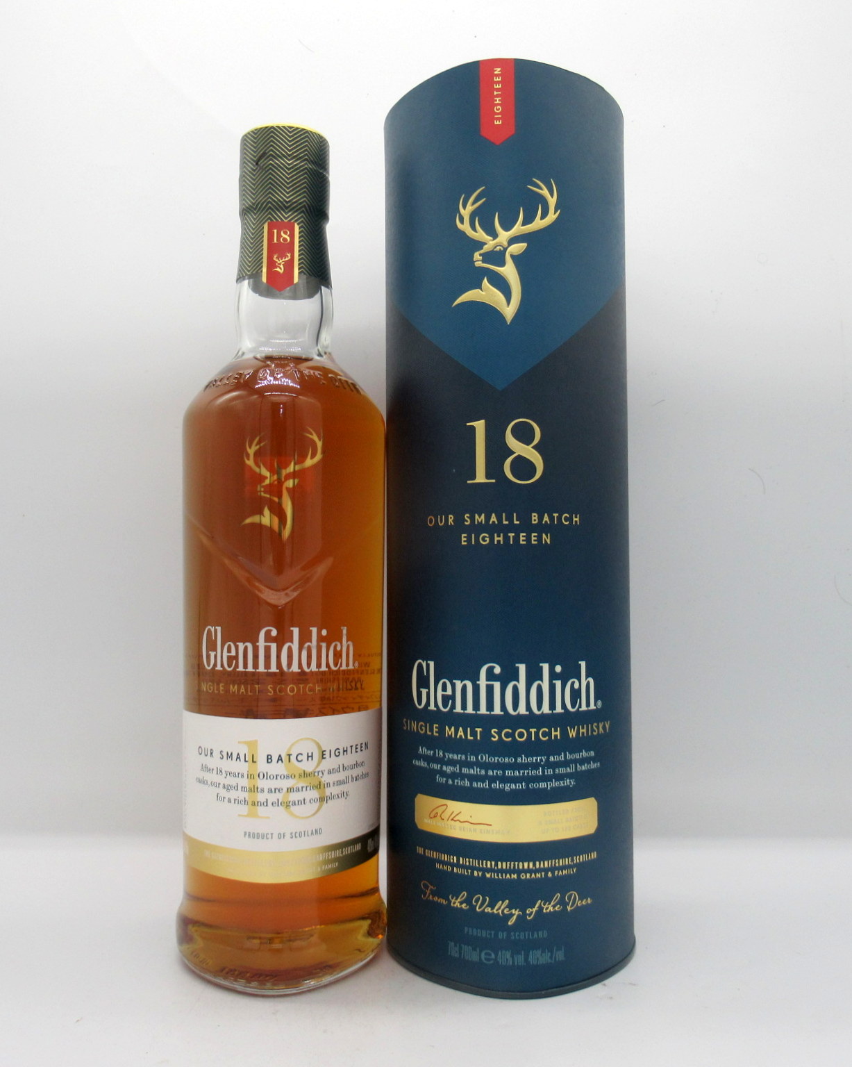 Glenfiddich 18年 シングルモルトウイスキー 缶つき Glenfiddich 18年 シングルモルトウイスキー スチール缶入り