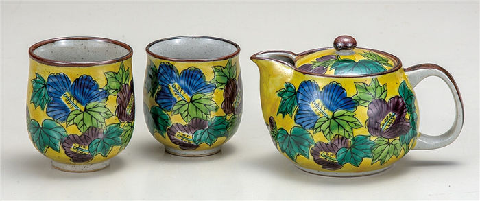 くつろぎ揃 吉田屋芙蓉 九谷焼 日本制 急須 湯呑 セット おしゃれ プレゼント 茶碗 高級 かわいい 可愛い来客用 湯呑みセット 湯のみ 陶瓷器 食器 プレゼント ギフト Srmdelhi Org