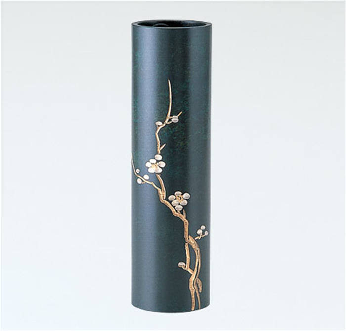 丸寸胴 梅 青銅ムラ 花瓶 花器 おしゃれ 置物 華瓶 花生け 花入れ 高級 日本製 和風 雑貨 インテリア 敬老の日 ギフト 金婚式 プレゼント 引き出物 窓辺 おすすめ リビング 人気 内祝い かわいい 出産 可愛い 寝室 書斎 結婚 玄関