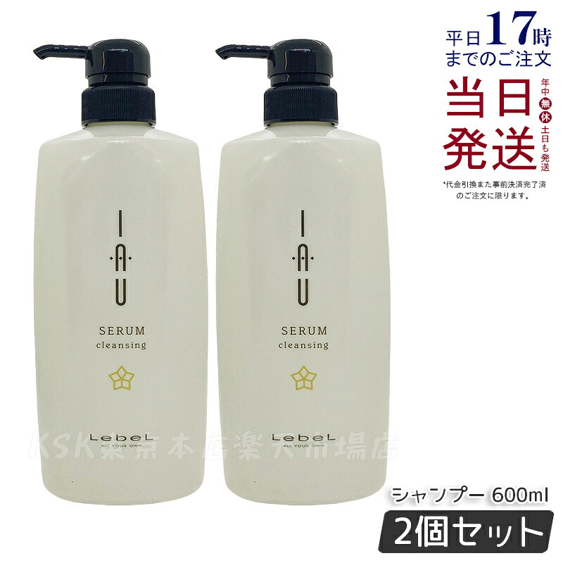 【2個セット】ルベル イオ セラム クレンジング 600ml Lebel シャンプー ルベル イオ シャンプー イオシャンプー ヘアケア サロン専売品 人気 おすすめ ギフト プレゼント 美容師 おすすめ 美容室 美容院 サロン専売品 美容室専売品 保湿 ダメージ 国内正規品 送料無料