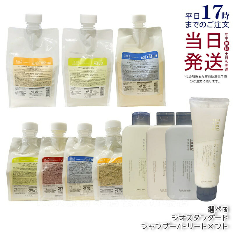 【選べる】ルベル ジオスタンダードシャンプー もの柔らか バイタライズ 内燃機関生新しい 250ml/500ml/1000ml スキャルプ＆髪の毛 カプセルモイスチャー 150ml/500ml/1000ml 詰め替え 髪の毛世話をする メンズ 成人男性用 冷感 頭皮 潤い 保湿 Lebel THEO 赤ちょうちん一人占め品 国内置き目品 貨物輸送無料
