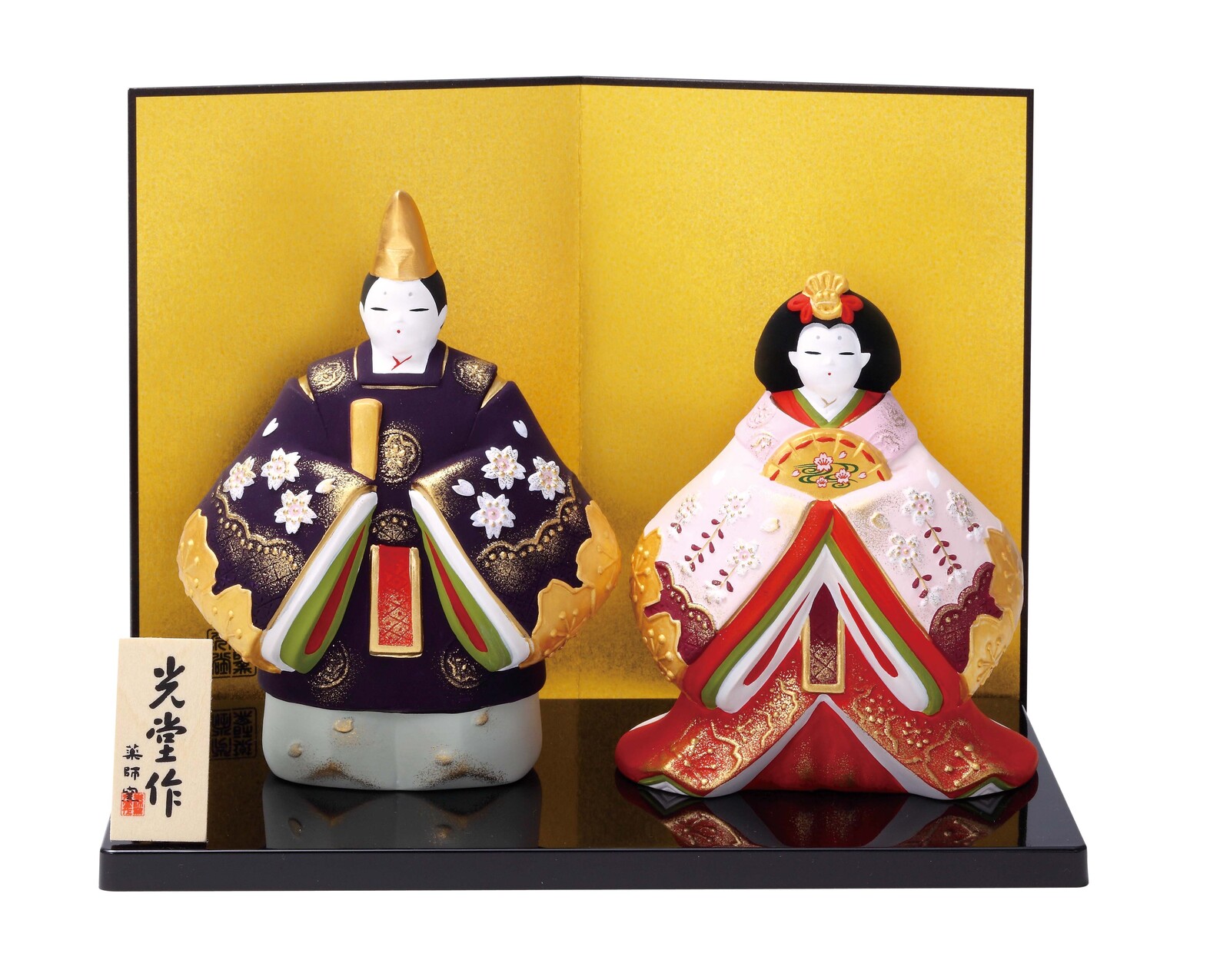 雛人形 錦彩 風雅立雛 大 雛祭 お雛様 おひなさま 雛人形 ひな人形 おしゃれ かわいい おひなさま コンパクト おしゃれ インテリア 雛 ひな祭り 飾り 人気 雛飾り 初節句 Cdm Co Mz