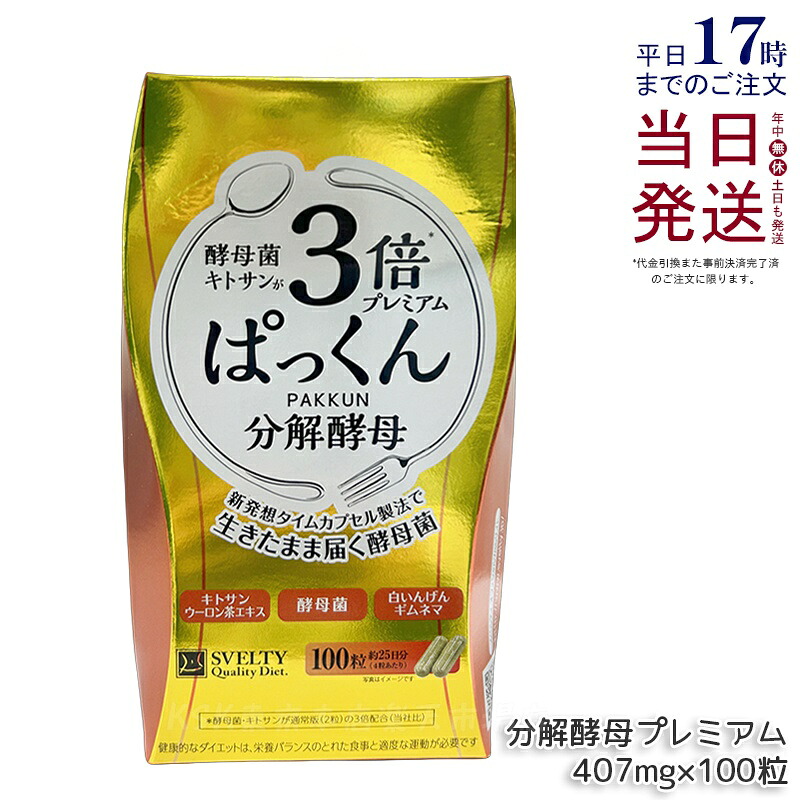 SVELTY 3倍ぱっくん腐食パン種割り増し金 40.70g 407mg×100粒 スベルティ 腐食パン種 エンザイム パン種 パン種菌 糖質 含水炭素 思わしい食料雑貨類 ぱっくんパン種 パックン 容器に並べる 加えること 加えること 国内置き目品 貨物輸送無料