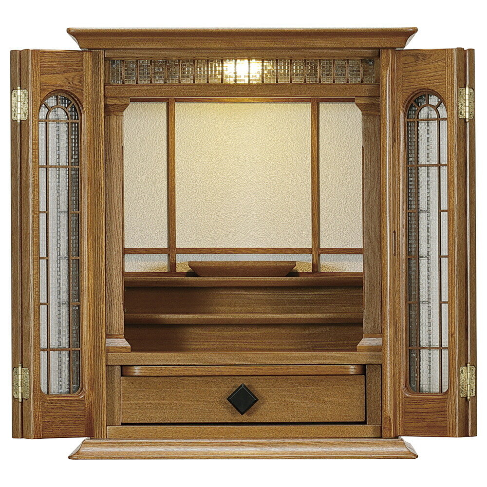 楽天市場】お仏壇【エルーゼ】18号 アンチーク色 ※設置も無料「家財