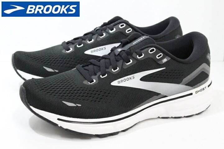 ブルックス 生きすだま メンズ 駈けっくらシューズ BROOKS Ghost 15 BRM 3933 BLK/W