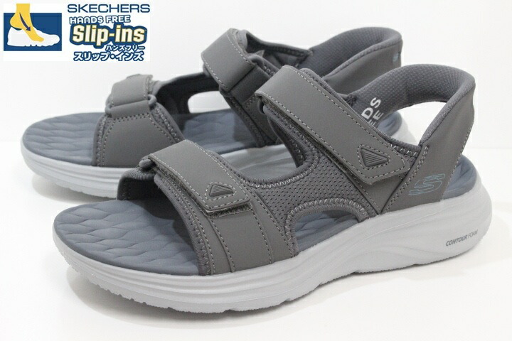 スケッチャーズ スリップインズ メンズ スポーツサンダル ハンズフリー Slip-ins SKECHERS CONTOUR FOAM SANDAL ZAYDER 232799 CCBL