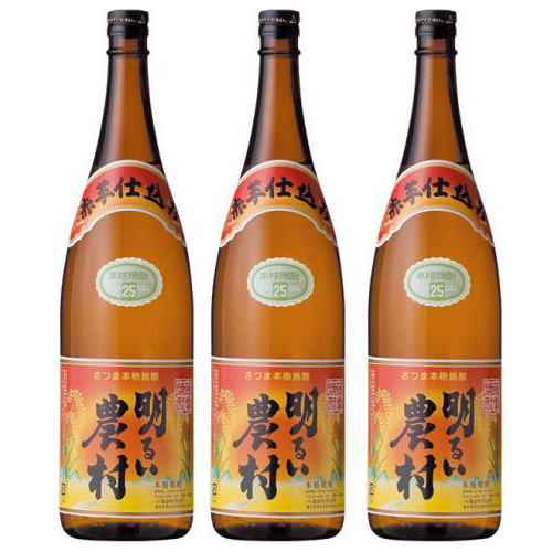 楽天市場】明るい農村 赤芋全量 25度 1800ml【芋焼酎】【鹿児島県