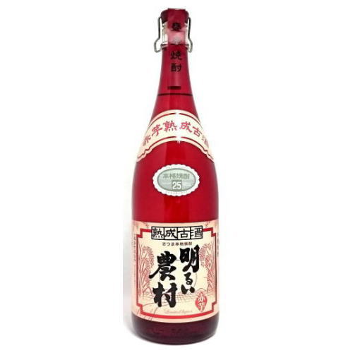 楽天市場】明るい農村 熟成古酒 25度 1800ml【芋焼酎】【季節限定】【鹿児島県】【霧島町蒸留所】【ギフト】【プレゼント】 :  紀州いちばん屋楽天市場店