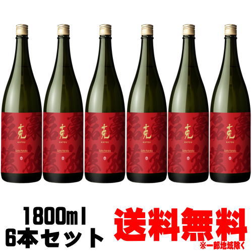 克 豪放磊落 25度 1800ml 6本 送料無料 送料込み 芋焼酎 ごうほうらいらく 克焼酎 鹿児島県 東酒造 ギフト プレゼント