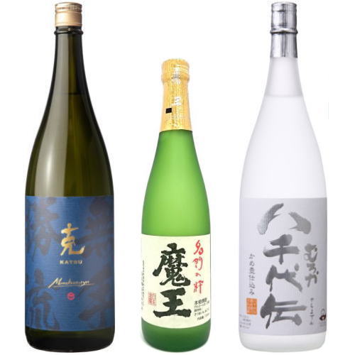 魔王1.8リットル 贈答品に最適です。 魔王 芋焼酎 1800ml ＆ 専門店が選ぶ 本格焼酎×5本 合計6本 飲み