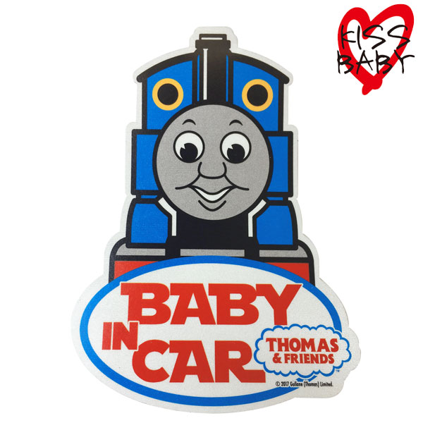 楽天市場 送料無料 メール便 トーマス セーフティステッカー Baby In Car ベビーインカー キャラクター おでかけ カーサイン セーフティ ステッカー マグネット 吸盤 なし カー用品 カーアクセサリー 車 ドライブ ベビー 赤ちゃん 子供 孫 プレゼント おすすめ