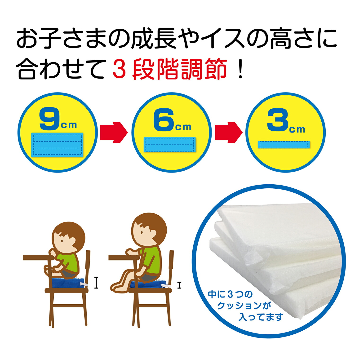 5 Offクーポン配布中 トーマス 高さ調節クッション なかまたち 座布団 クッション 幼稚園 保育園 防寒 お食事 お勉強 高さ調節 高さ変更 成長 チェア 子供 子供部屋 イス 待望 キッズ ベルト ダイニング プレゼント おすすめ ベビー リビング 赤ちゃん 身長 キャラクター