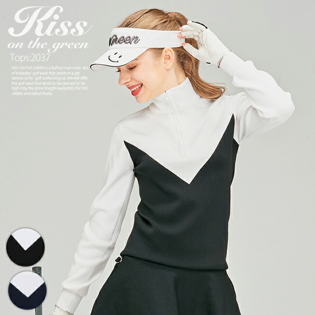 代引手数料 送料無料 胸元v切り替えジャガード軽量ニットプルオーバー ゴルフウェア レディース ゴルフウエア ゴルフ かわいい おしゃれ レディースゴルフウェア Napierprison Com