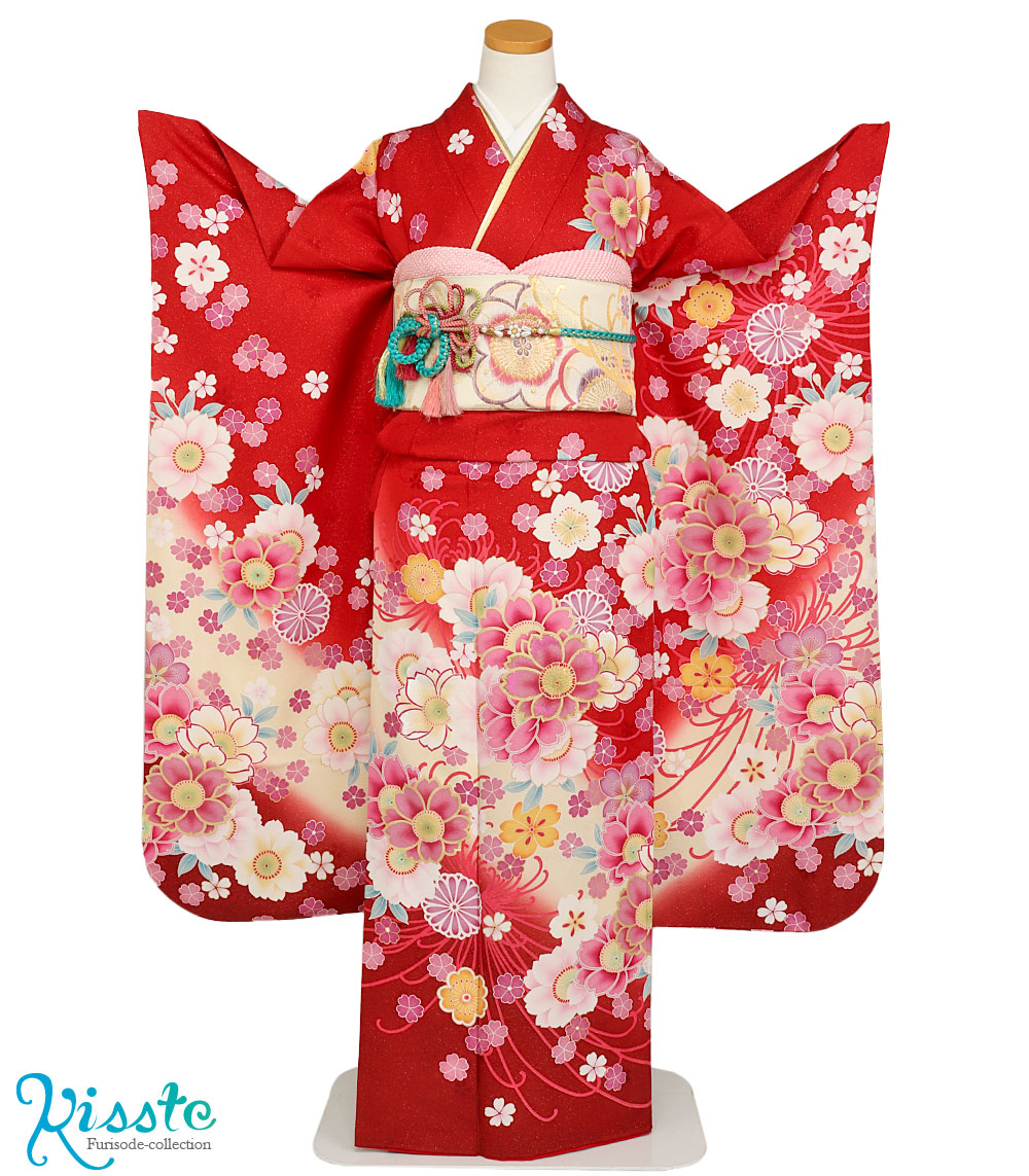 正式的 着物セット フルセット レンタル 振袖 八重桜 レンタル 正絹 プレタ レトロ コスプレ 安い 振袖レンタル 振袖セット 振り袖 女性 結納 披露宴 結婚式 成人式 往復送料無料 赤 Www Dgb Gov Bf