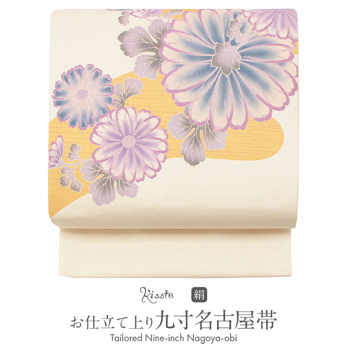 楽天市場】《値下げ！》 名古屋帯 未使用 正絹 九寸 西陣織 お仕立て