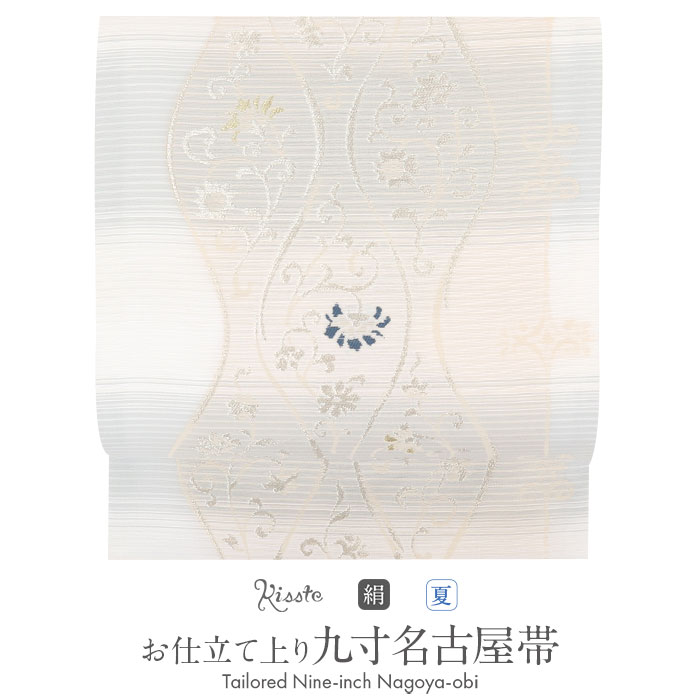 楽天市場】【10000円引き！】名古屋帯 夏 夏名古屋帯 夏帯 白