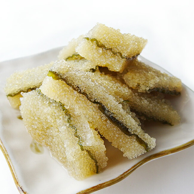 楽天市場 子持ち昆布300g 味付き子持コンブ 数の子とこんぶのハイブリット 縁起物の珍味 ニシンの卵かずのこ 味付きカズノコ 子持こんぶ 麺本舗吉粋 楽天支店