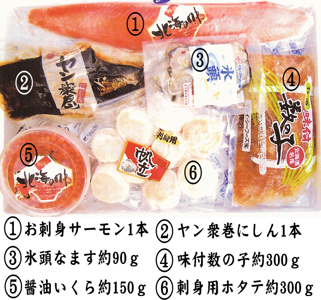 楽天市場 豪華 海鮮三昧 海鮮づくしセット 送料無料 ホッケ味噌漬 赤魚粕漬 キングサーモン西京漬 紅鮭西京漬 銀ダラ味噌漬 銀鱈昆布醤油漬 お刺身サーモン ヤン衆巻 にしん 氷頭なます 味付数の子 醤油いくら 刺身用ホタテ 麺本舗吉粋 楽天支店