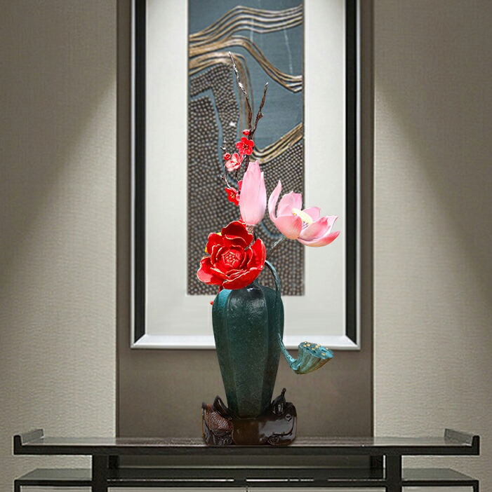 純銅開運招き猫 高級置き物 古法工芸 インテリア 卓上置物 玄関置き物