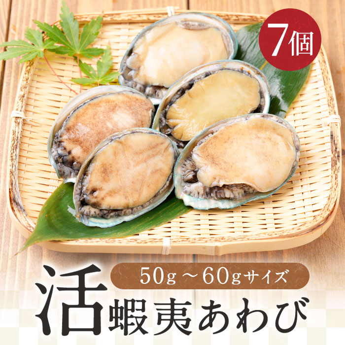 ショッピング 活 蝦夷 あわび 50g-60gサイズ 7個入り 蝦夷あわび 蝦夷アワビ 高級食材 五つ星高級旅館御用達 送料無料 アワビ 鮑 訳あり 活アワビ  活あわび 活きアワビ 活きあわび 海鮮丼 ご自宅ねた bbq バーベキュー 海鮮 食品 お取り寄せ お歳暮 おせち お年賀 貝 www ...