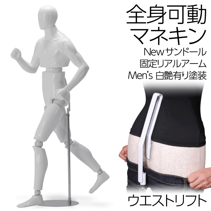 楽天市場】全身可動マネキン サンドールLight 可動関節トルソー