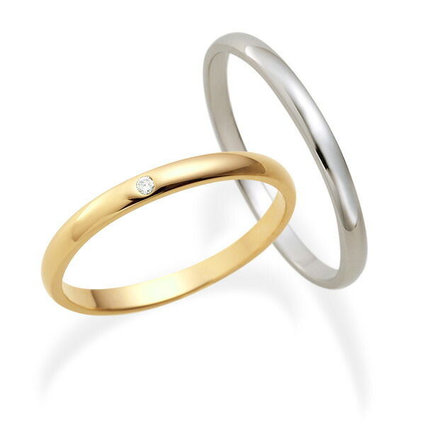 結婚指輪 ペア ペアリング K10 10金 イエローゴールド ピンクゴールド ホワイトゴールド マリッジリング 2本セット Lovers&Ring ラバーズアンドリング シンプル ストレート 誕生石対応 刻印無料 指輪 ブライダル 結婚記念日 夫婦|KITAGAWA