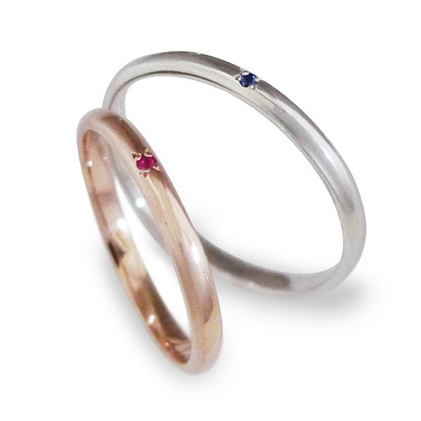 結婚指輪 ペア ペアリング K10 10金 イエローゴールド ピンクゴールド ホワイトゴールド マリッジリング 2本セット Lovers&Ring ラバーズアンドリング シンプル ストレート 誕生石対応 刻印無料 指輪 ブライダル 結婚記念日 夫婦|KITAGAWA