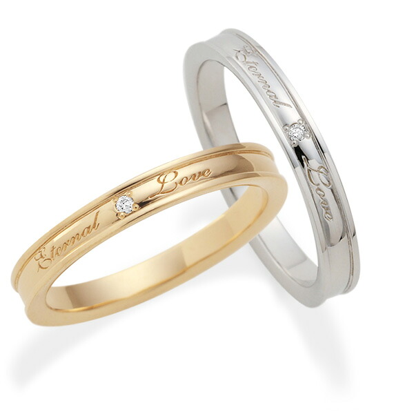 結婚指輪 ペア ペアリング K10 10金 イエローゴールド ピンクゴールド ホワイトゴールド マリッジリング 2本セット Lovers&Ring ラバーズアンドリング シンプル ストレート 誕生石対応 刻印無料 指輪 ブライダル 結婚記念日 夫婦|KITAGAWA