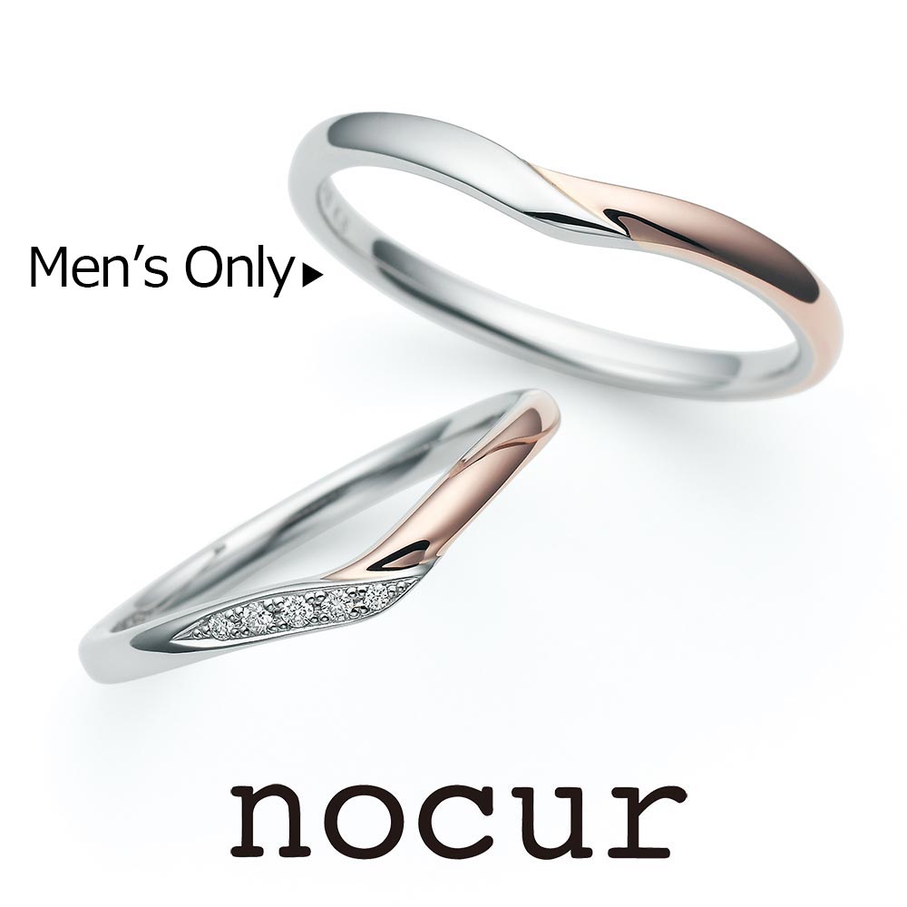 レノマ ペアリング pt900 PT900 Sweet Brilliance Ring 0.2ct&プティ