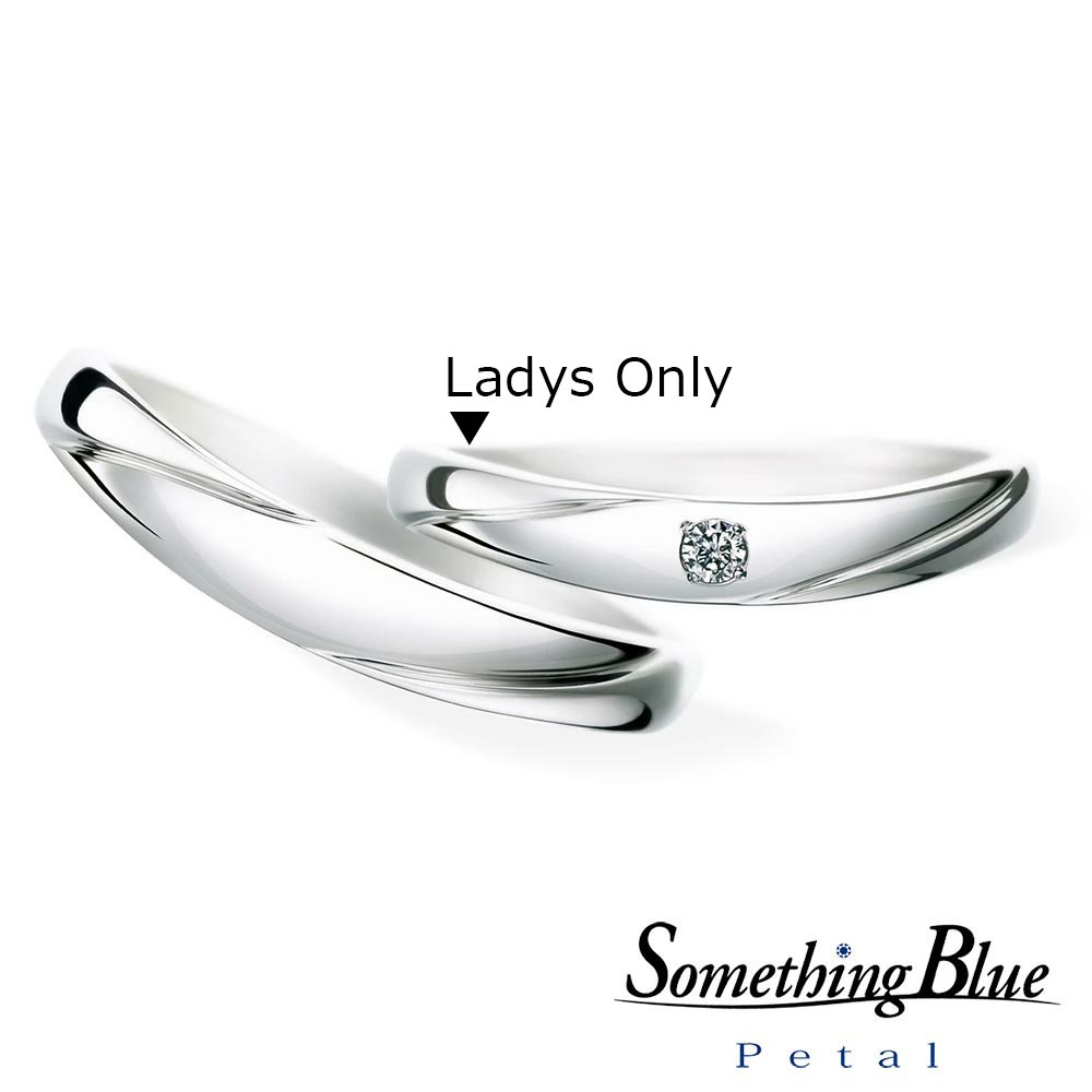 【ポイント20倍】【専用LINEで購入後も安心！】 女性用のみ SomethingBlue サムシングブルー 結婚指輪 プラチナ マリッジリング ダイヤモンドリング PT950 リング 結婚記念 結婚10周年 シンプル SB861レディース
