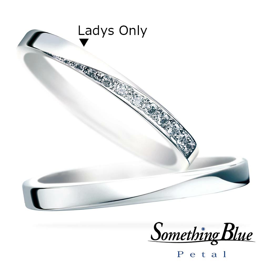 【ポイント20倍】【専用LINEで購入後も安心！】 女性用のみ SomethingBlue サムシングブルー 結婚指輪 プラチナ マリッジリング ダイヤモンドリング PT900 リング 結婚記念 結婚10周年 シンプル SB-863レディース