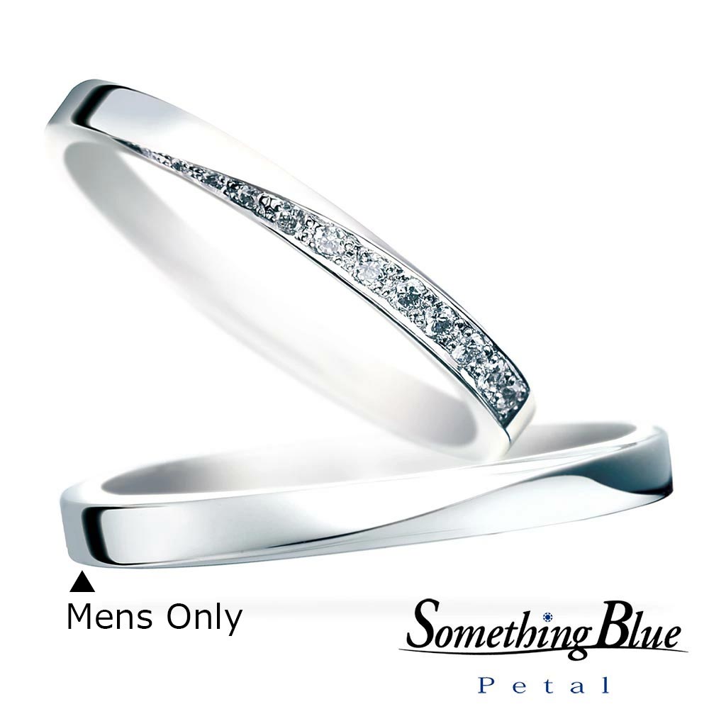 【ポイント20倍】【専用LINEで購入後も安心！】 男性用のみ SomethingBlue サムシングブルー 結婚指輪 プラチナ マリッジリング ダイヤモンドリング PT900 リング 結婚記念 結婚10周年 シンプル SBSB-864メンズ