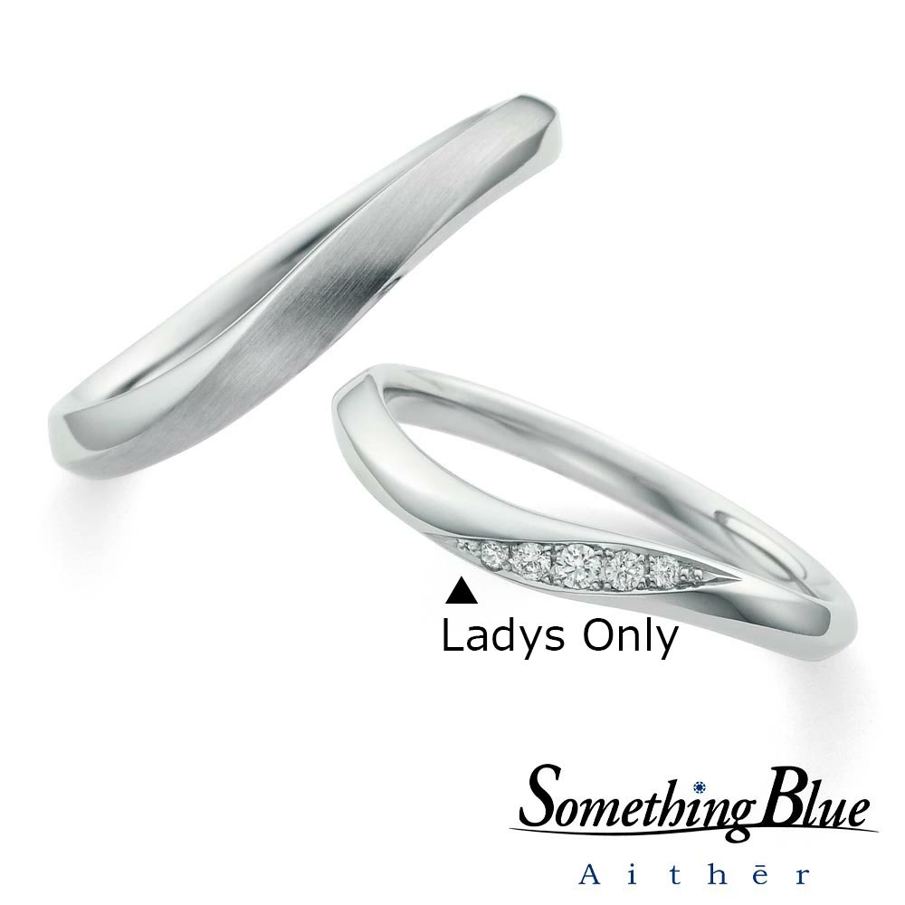 【ポイント20倍】【専用LINEで購入後も安心！】 女性用のみ SomethingBlue サムシングブルー 結婚指輪 プラチナ マリッジリング ダイヤモンドリング PT950 リング 結婚記念 結婚10周年 シンプル SH706レディース
